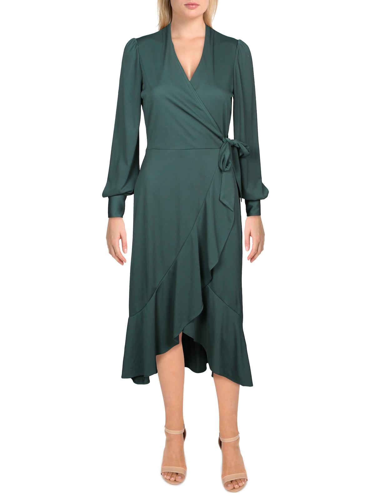 Lauren Ralph Lauren Faux-Wrap Dress ...